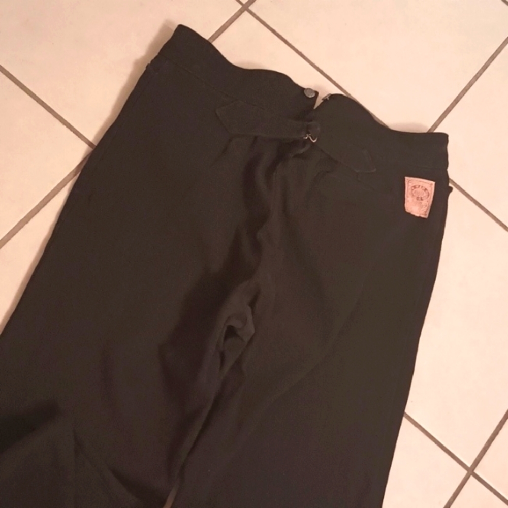 Historic frontier black cotton pants jeans USA 38x36 WAH chinos trousers